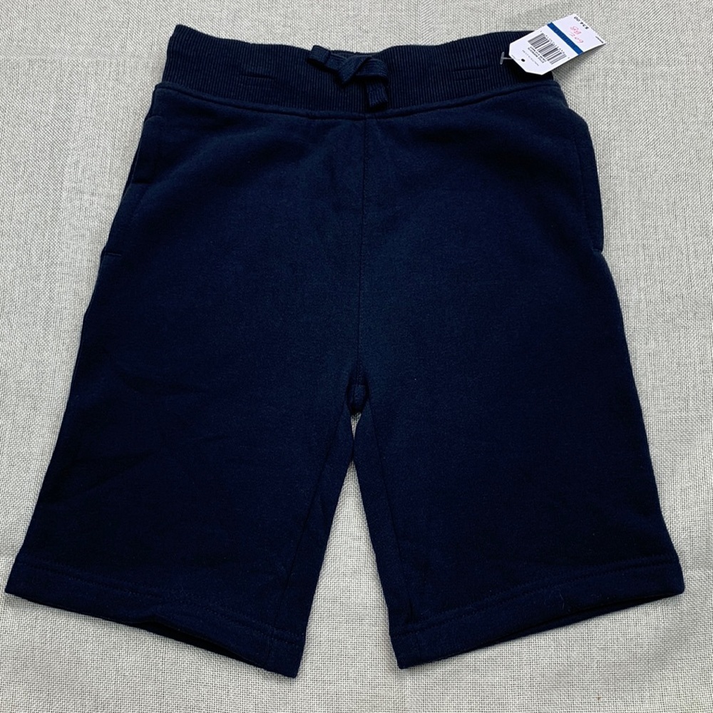 Nautica Boys' School Uniform Fleece Navy Shorts Size XL(7)